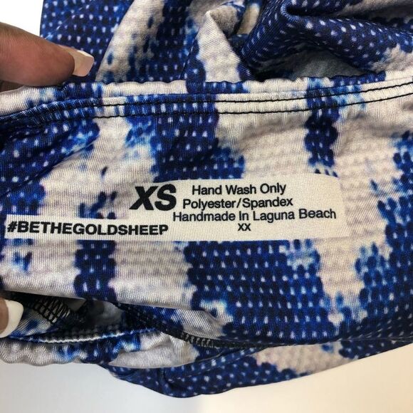 Goldsheep blue and gray capri leggings x small - Picture 4 of 4